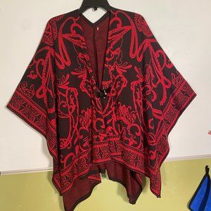 Festive Red and black cape